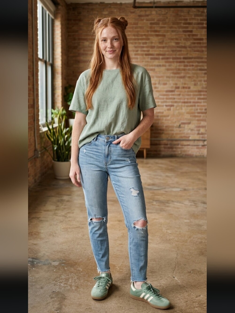 Express Light Blue Distressed Skinny Jeans